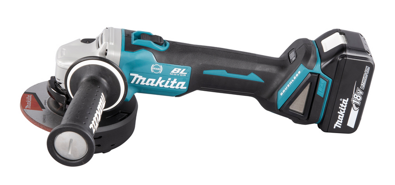 VINKELSLIP MAKITA BL 2X5AH 125MM 18V