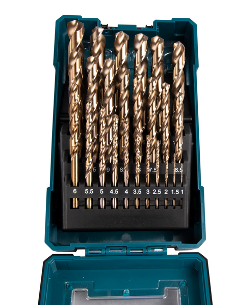 Metalliporanteräsarja Makita 25-osainen HSS-Co 1-13mm