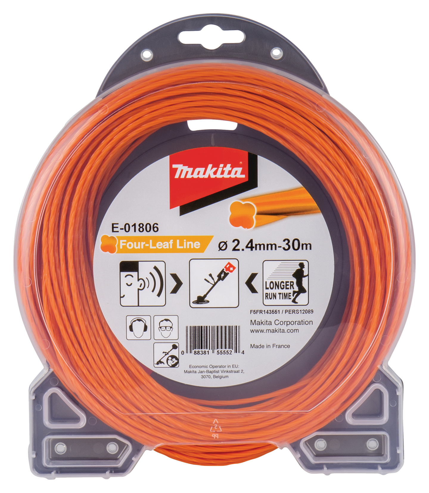 TRIMMERTRÅD MAKITA FOUR-LEAF 2,4MM30M