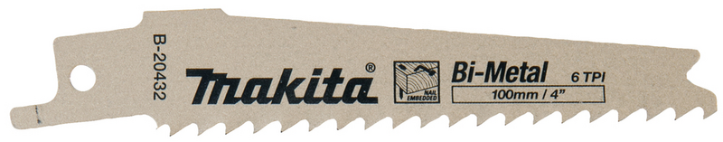 Puukkosahanterä Makita BIM 100x0,9mm puu/naulat 2kpl