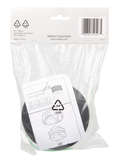 Siimapää Makita 2,0mm/3m M8x1,25 RH DUR189