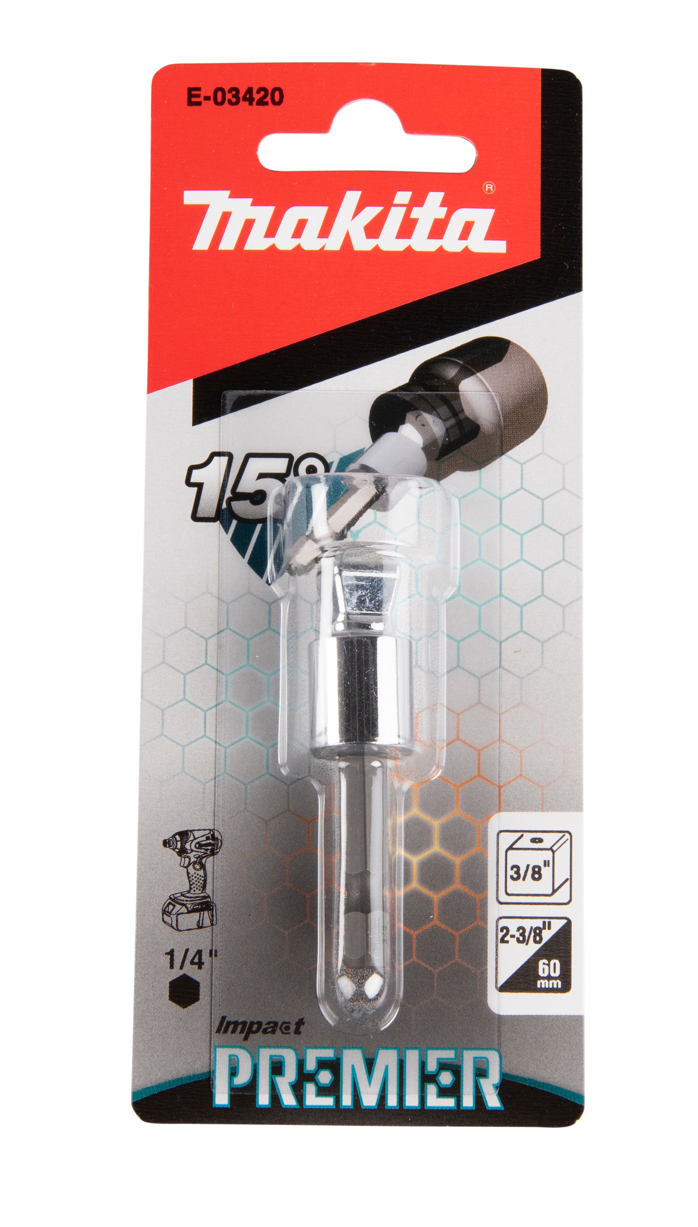 HYLSADAPTER MAKITA IMPACT PREMIER, 3/8T 50MM 1ST