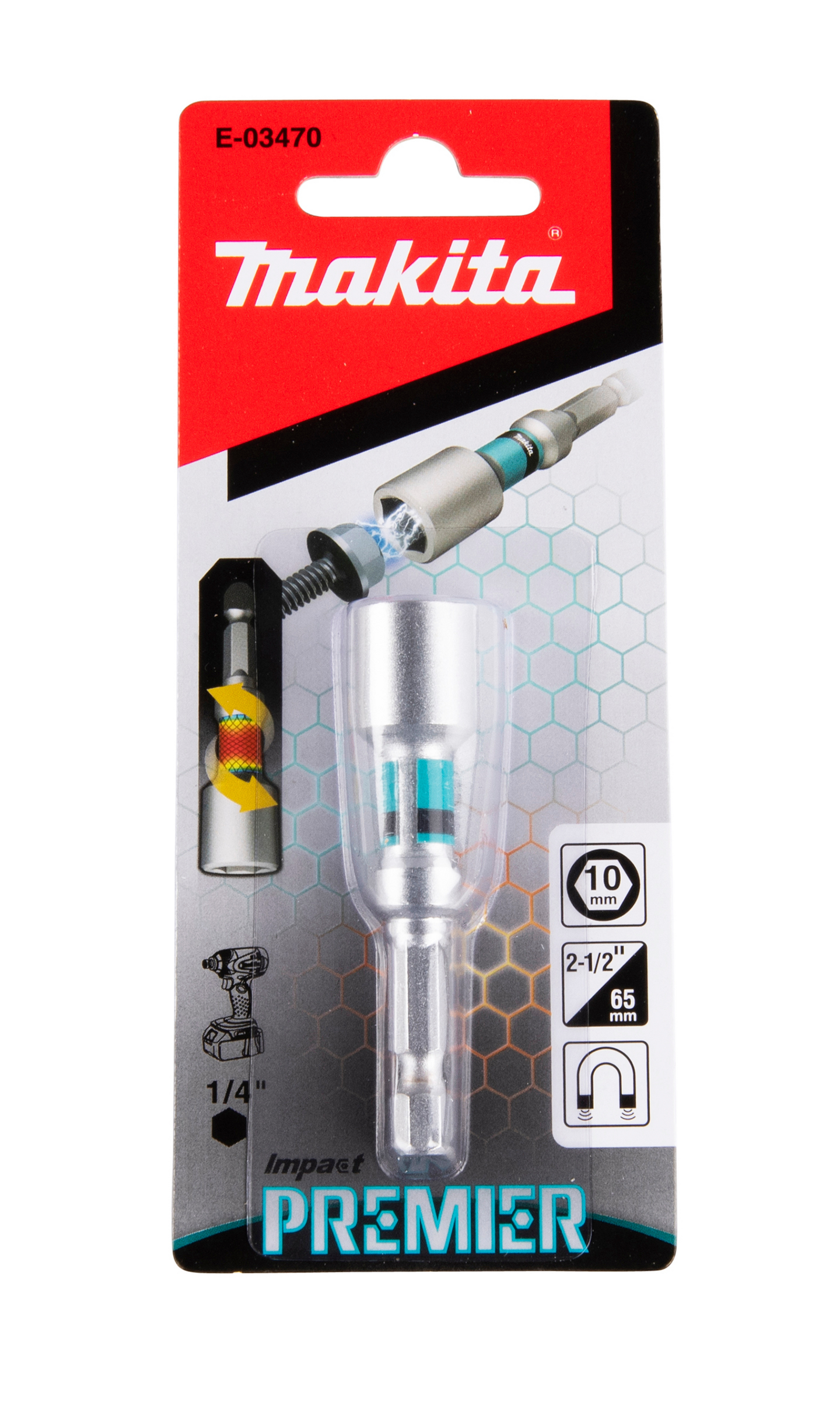 BITSHYLSA MAKITA IMPACT PREMIER, H10-65MM 1ST