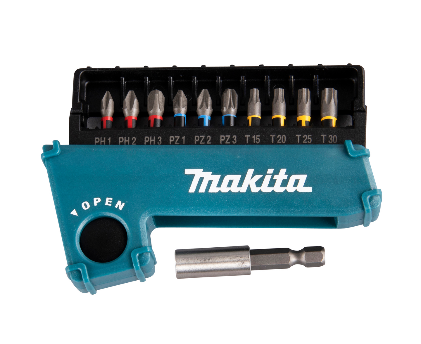BITSATS MAKITA PH1-3 PZ1-3 T15-30, IMPACT PREMIER HÅLLARE 11DELAR