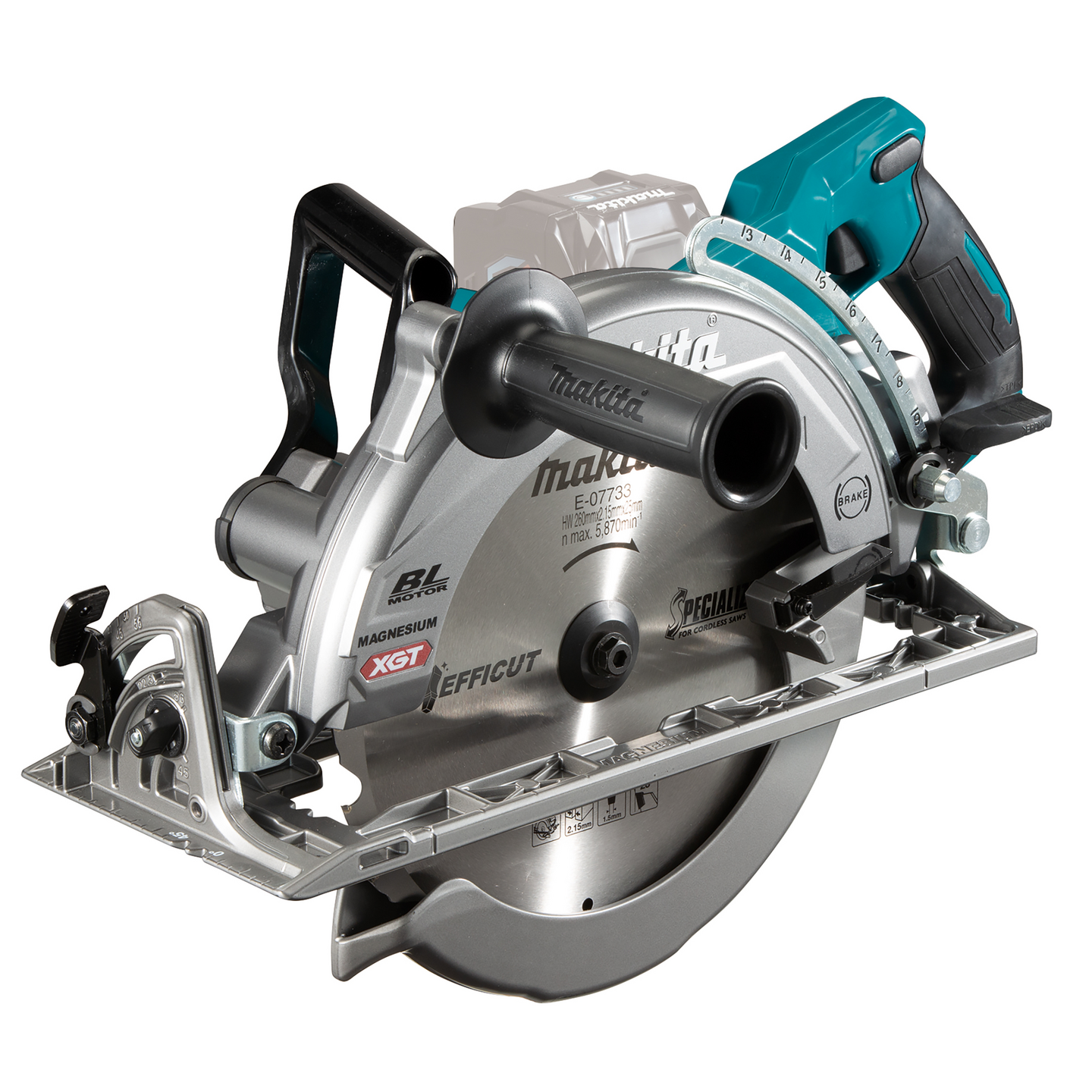 CIRKELSÅG MAKITA BL-M NAKEN 40V 260MM, SOLO BL 4000RPM 260MM