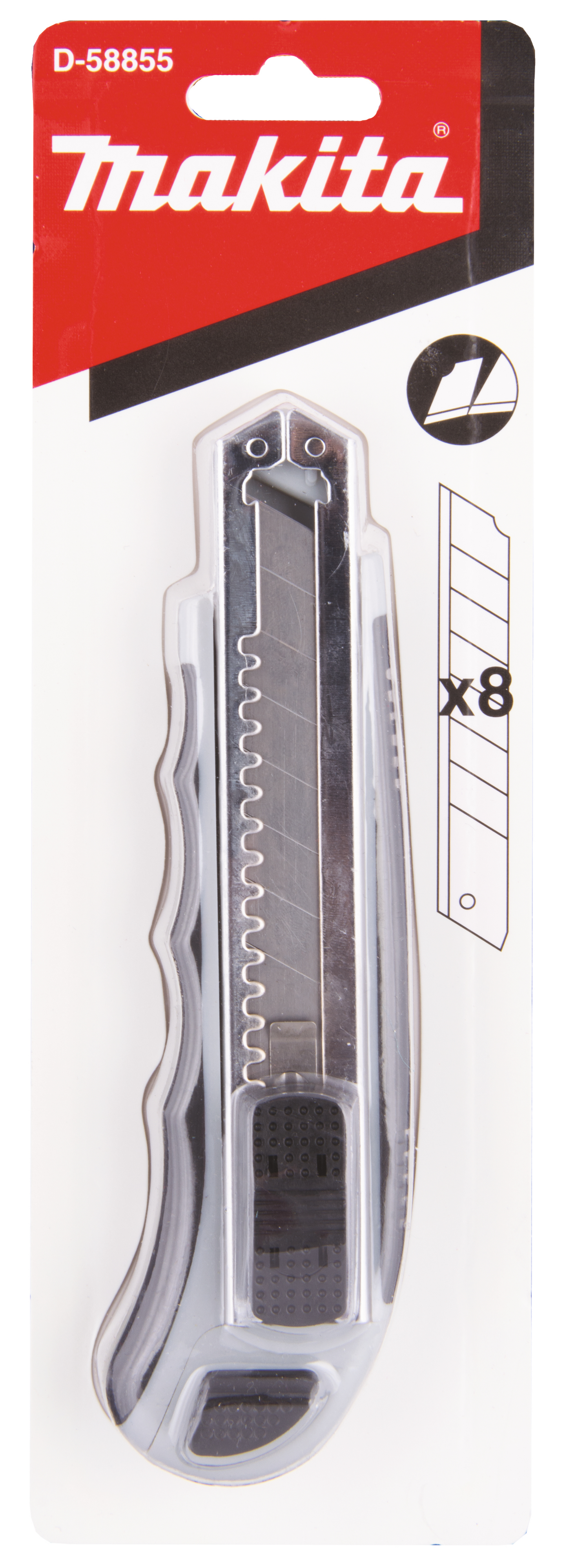 SNÄPPKNIV MAKITA 18MM + 8ST BLAD