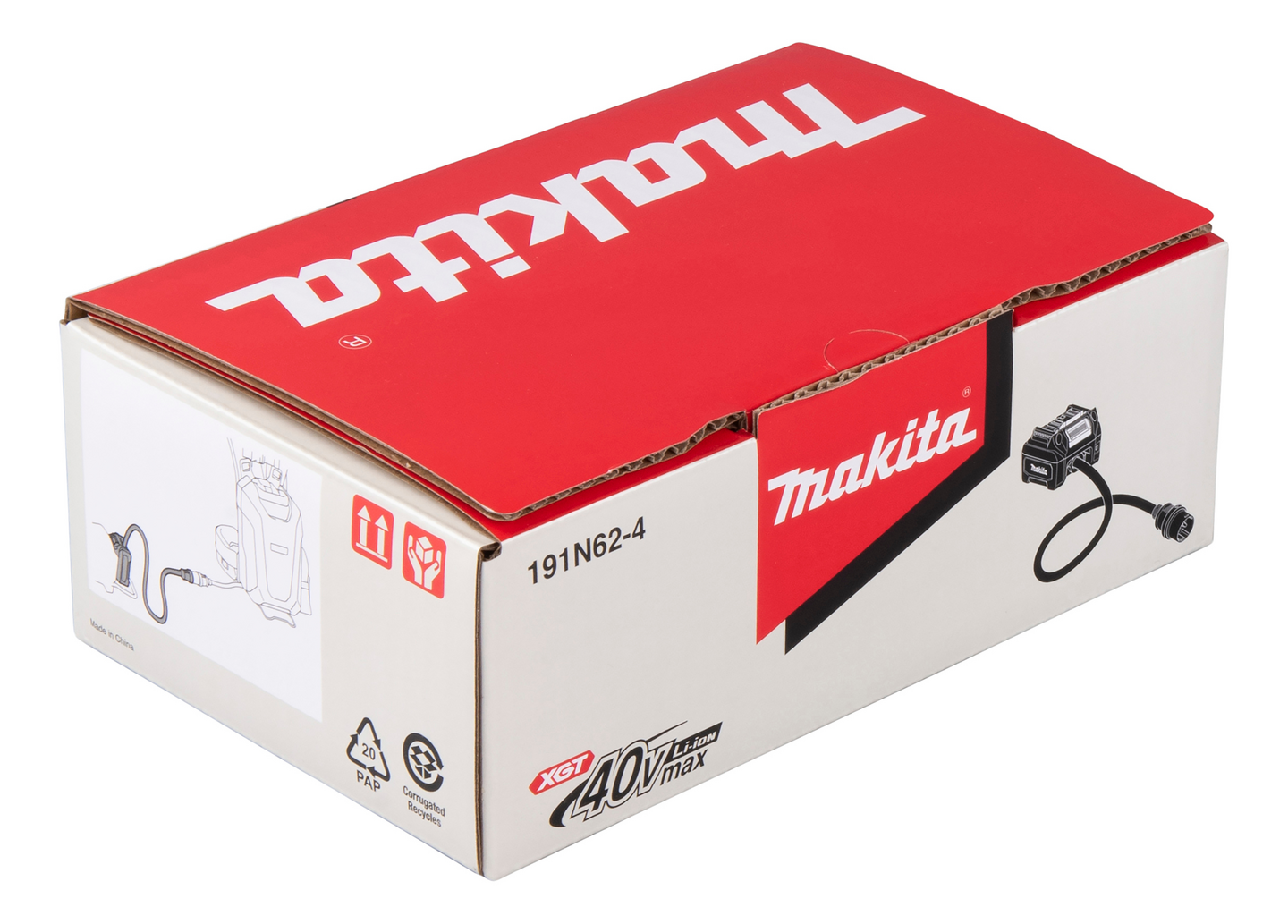 Akkuadapteri Makita 191N62-4 XGT-akulle PDC01 ja PDC1200