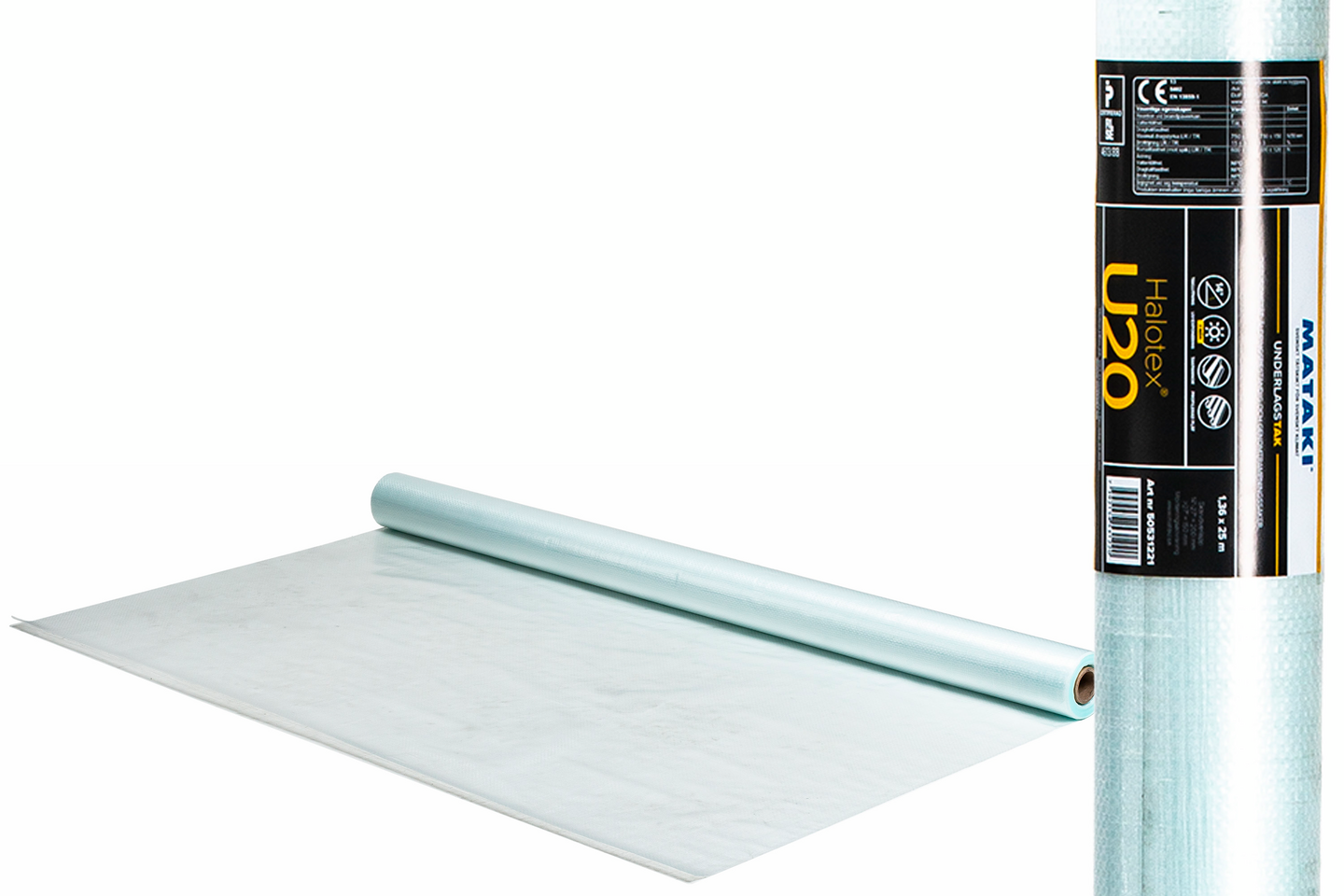 UNDERLAGSTAK U20 1,36X25M HALOTEX ÅLDERSBESTÄNDIG