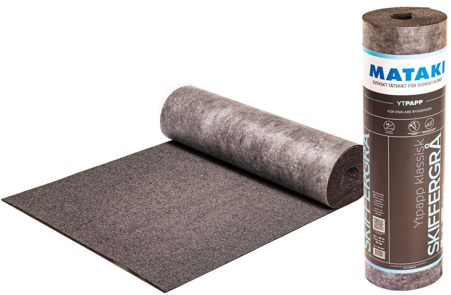 TAKPAPP SKIFFERGRÅ 10X0,7 SAP4000 (lagras ej i solljus)