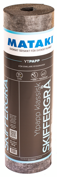 TAKPAPP SKIFFERGRÅ 10X0,7 SAP4000 (lagras ej i solljus)