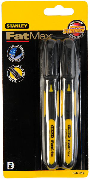 Merkkauskynä Stanley Fatmax kapea kärki 2kpl