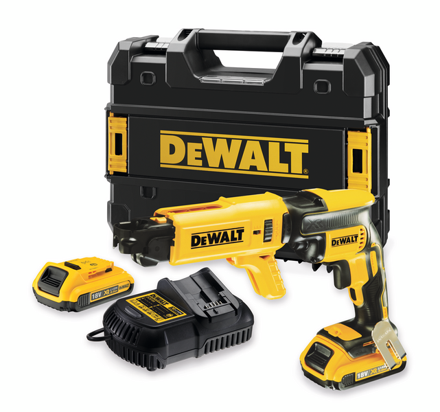 GIPSSKRUVDRAGARE DCF620D2K18V BORSTFRI 2AH DCF6201