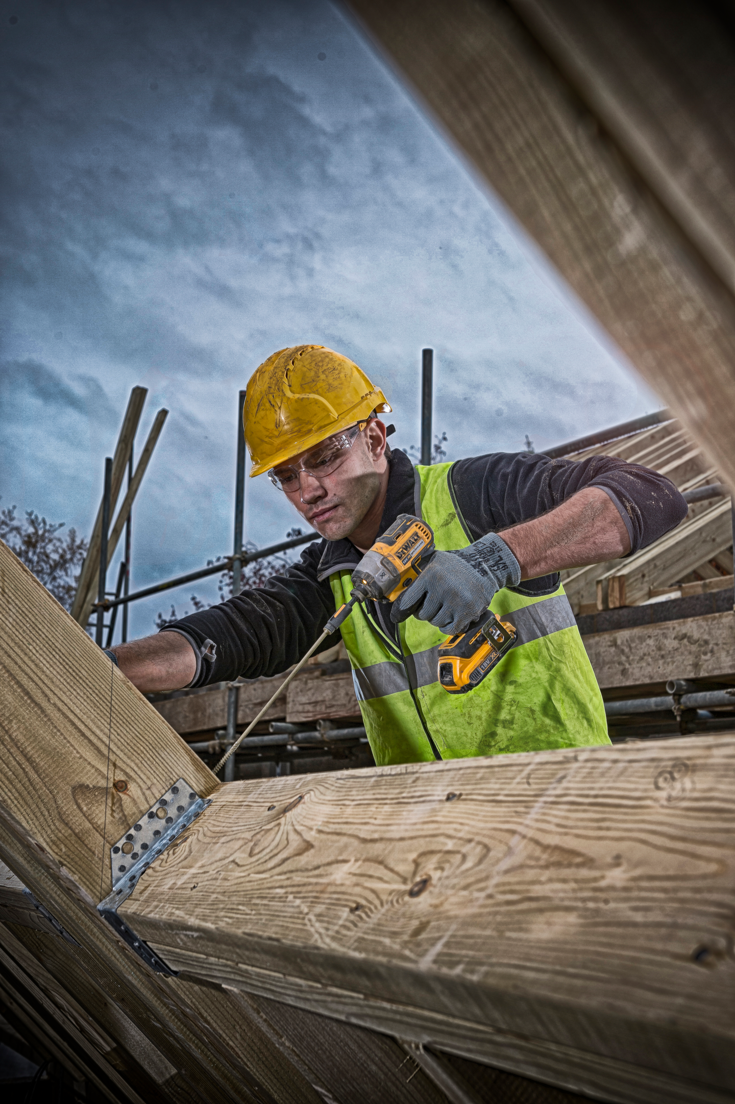 SLAGSKRUVDRAGARE DCF887N 18V UTAN BATTERI