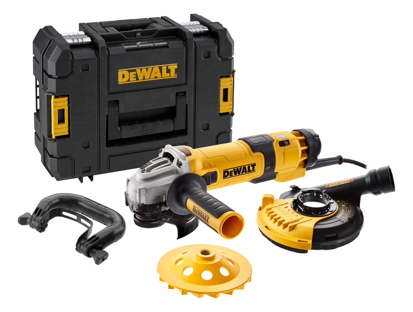 YTBEHANDLINGSKIT DEWALT DWE4257KT, 125MM FÖR VINKELSLIP