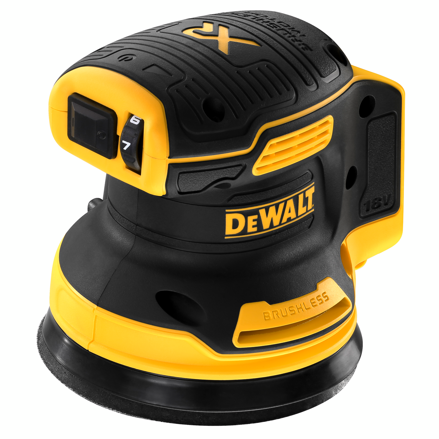 EXCENTERSLIPMASKIN DEWALT DCW210N SOLO 18V 125MM