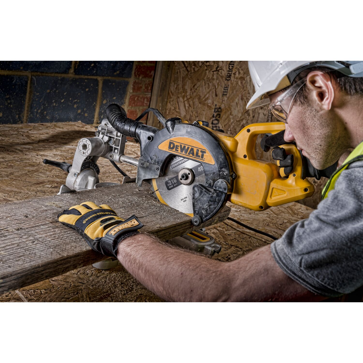 KAP&GERSÅG DEWALT DCS727T2 XR, FLEXVOLT KIT 250MM 54V
