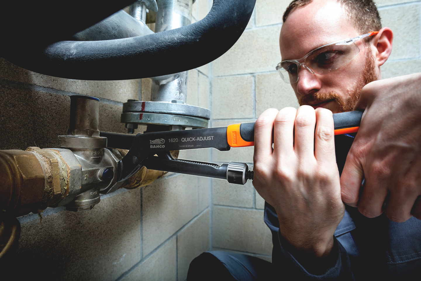 RÖRTÅNG 1620 ERGO SNABBJUST. 1 1/2" 65X 430 MM