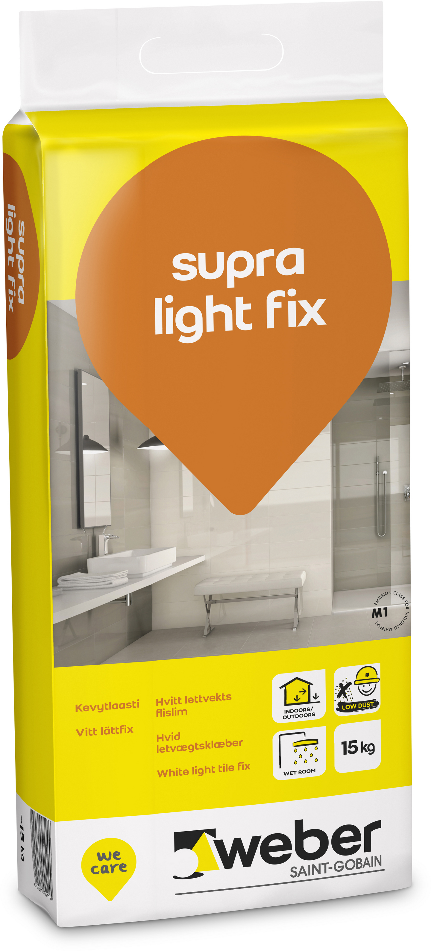Kevytlaasti Weber Supra Light Fix 15kg