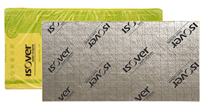 FASADSKIVA ISOVER ALU 30 100MM, 100X1200X2700MM 9,72M²