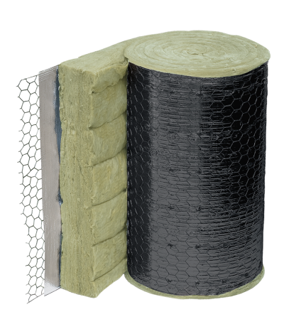 NÄTMATTA ISOVER U PROTECT 4.0ALU1, BLACK 5000X600X60MM 3M²