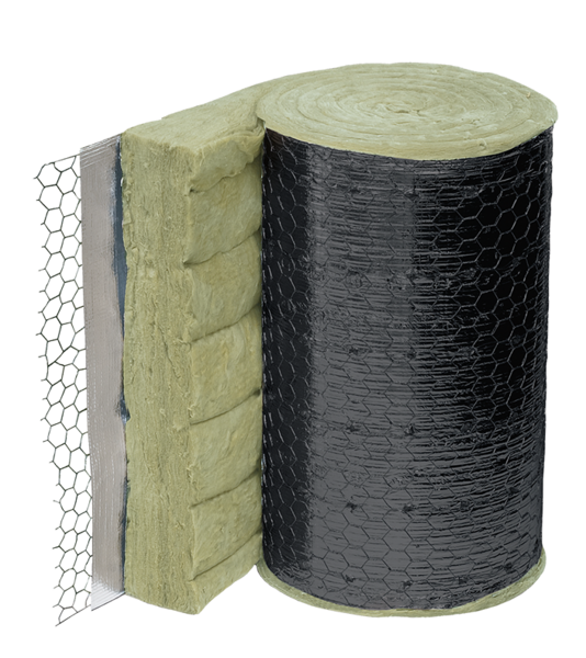 NÄTMATTA ISOVER U PROTECT 4.0ALU1, BLACK 5000X600X60MM 3M²