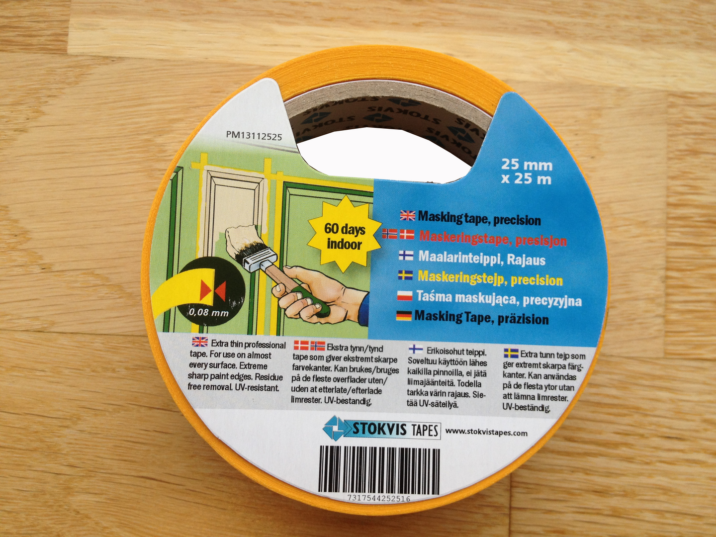 MASKERINGSTEJP PRECIS 25MMX25M