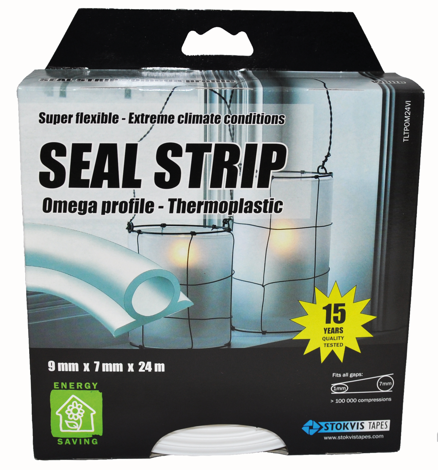 TÄTLIST OMEGA VIT 9MMX7MMX6M