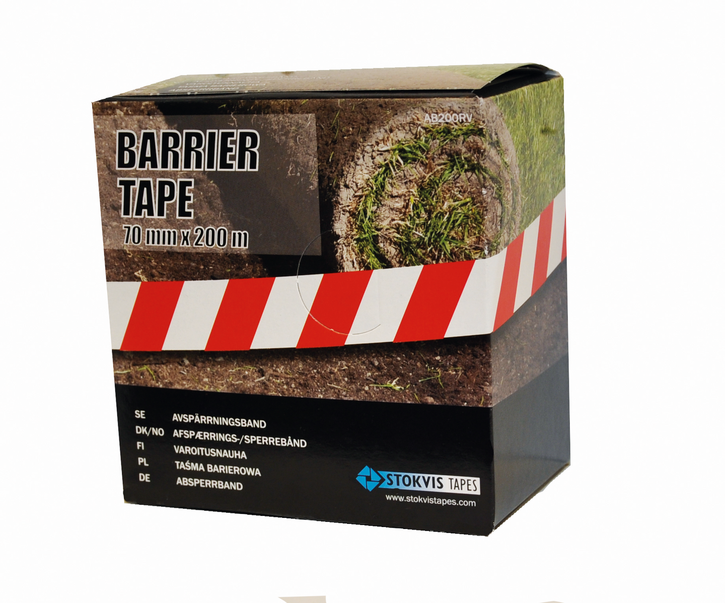 AVSPÄRRNINGSBAND RÖ/VI70MMX100