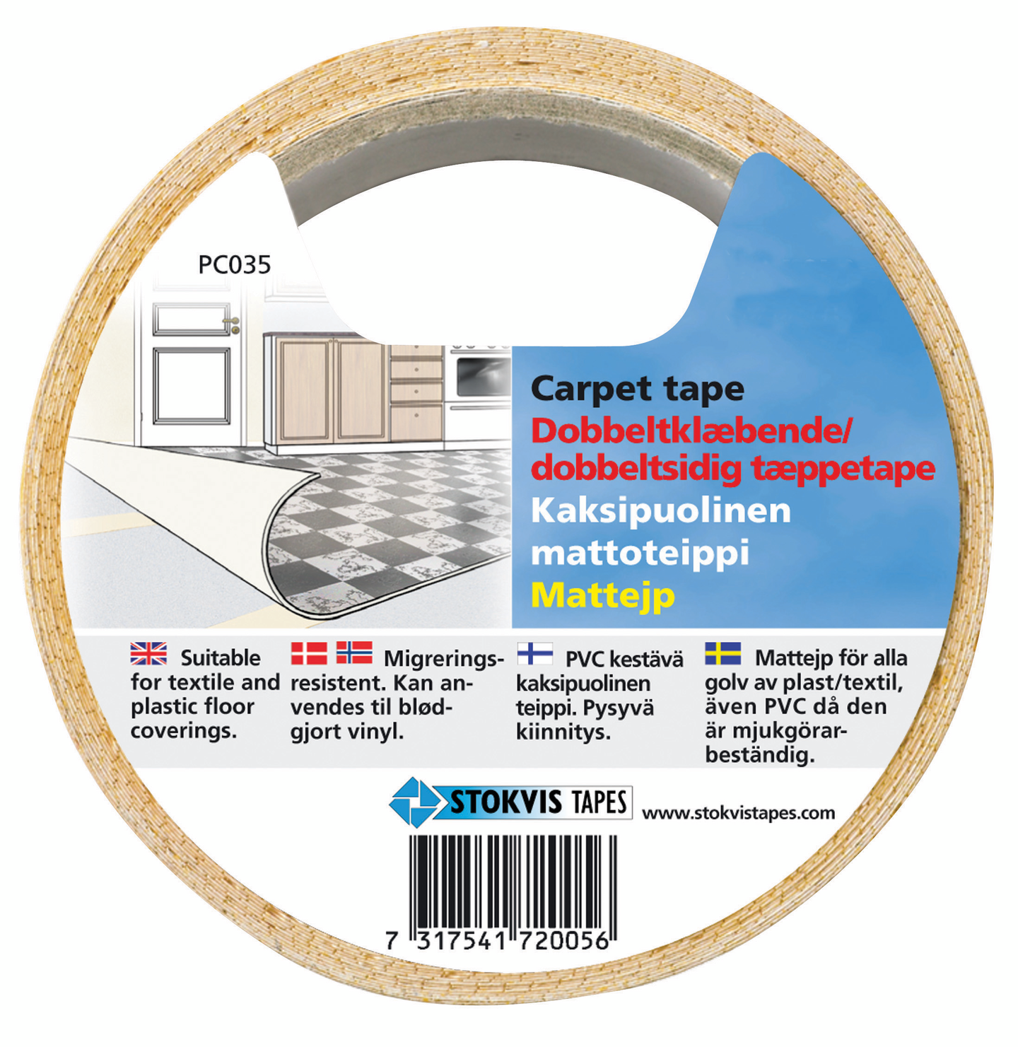 MATTEJP DH FÖR PVC 50MMX10M PERMANENT