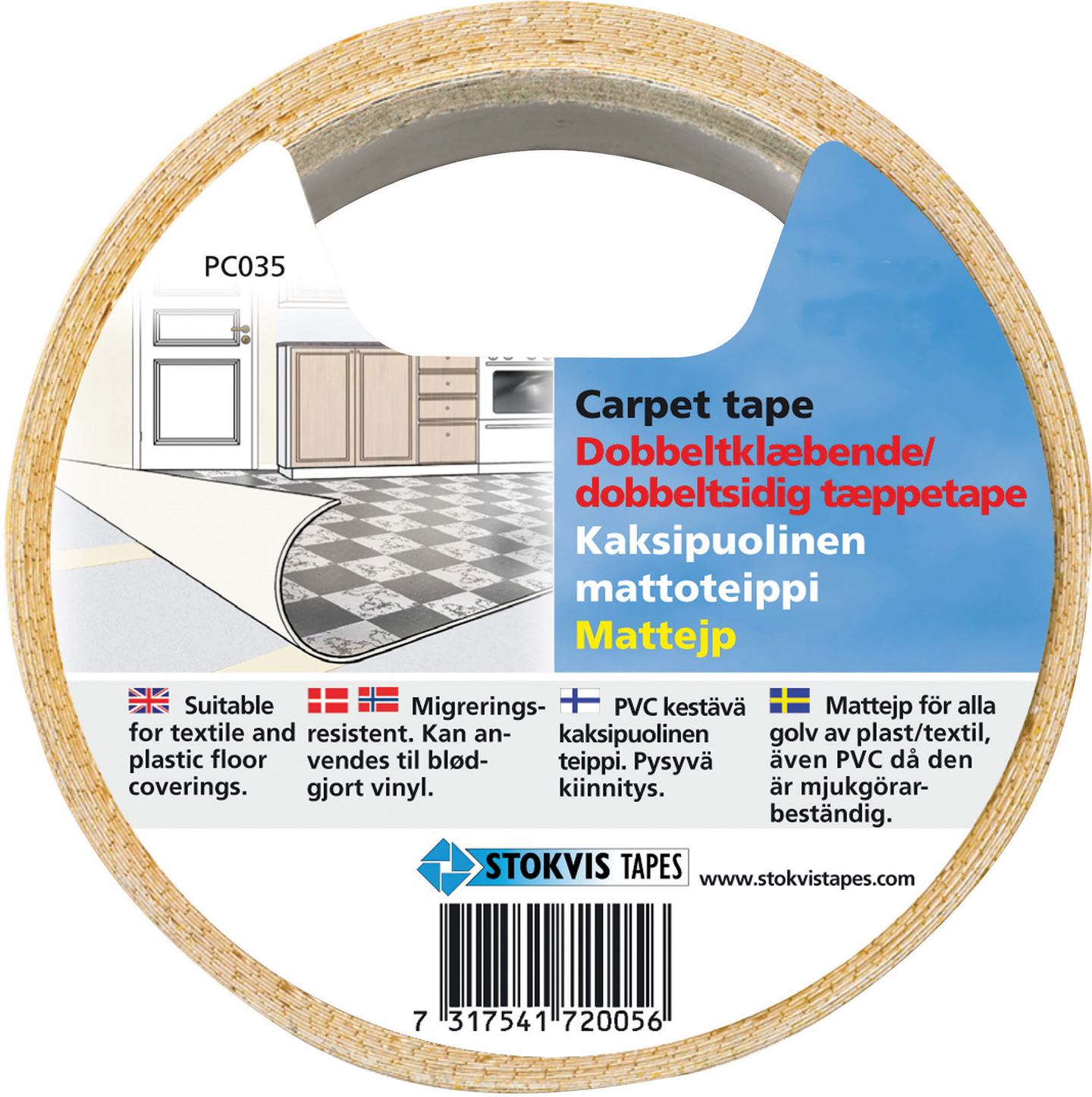 MATTEJP DH FÖR PVC 50MMX10M PERMANENT