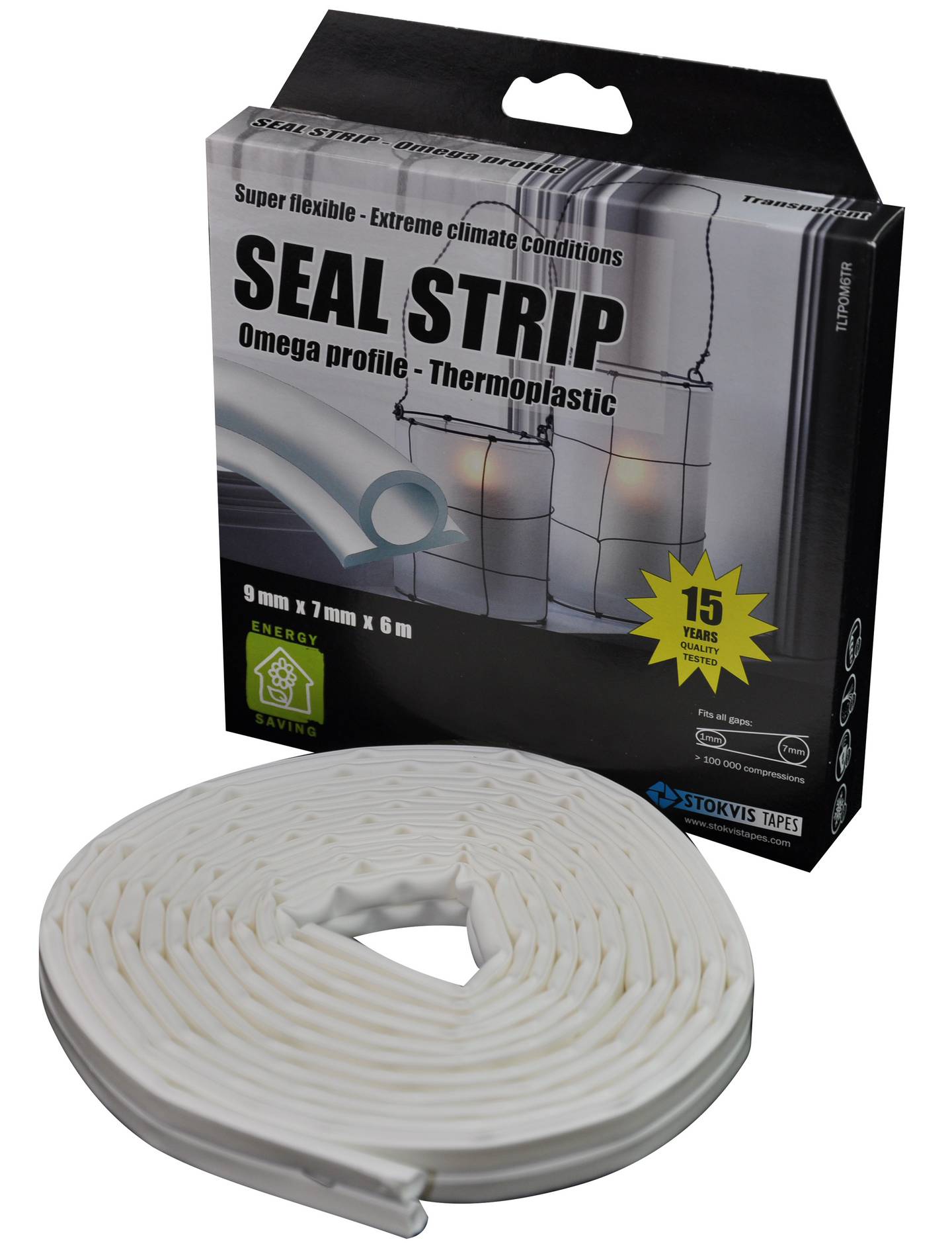 TÄTLIST OMEGA VIT 9MMX7MMX6M