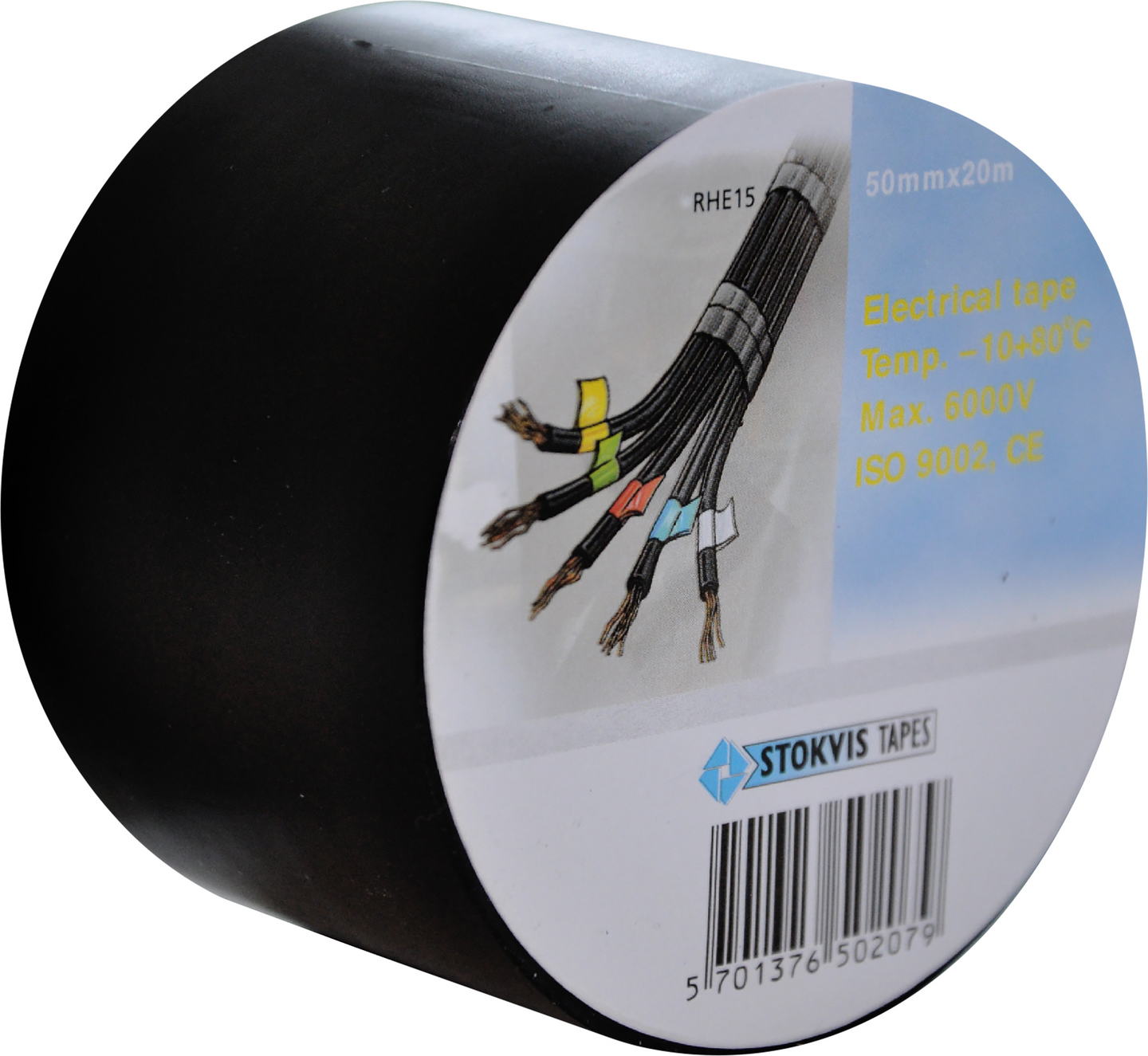 BYGGTEJP ELECTRICAL SVART 20M