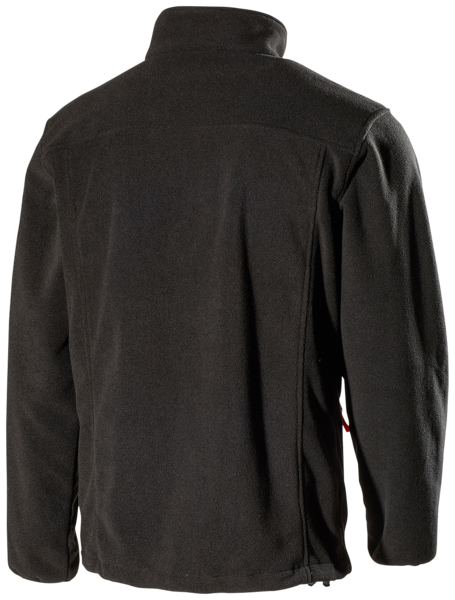 FLEECEJACKA 687P SVART XL