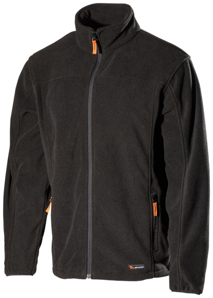 FLEECEJACKA 687P SVART XL