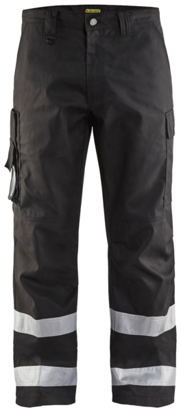 Housut Blåkläder 145118119900 musta heijastimella