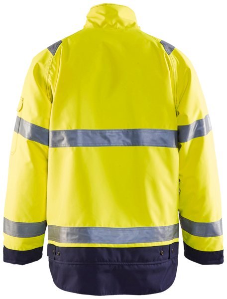 Talvitakki Blåkläder Hi-Vis 482719773389 keltainen-mariininsininen