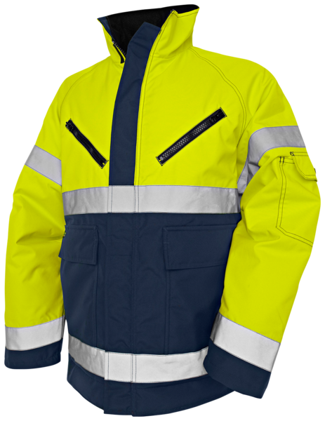 Talvitakki Blåkläder Hi-Vis 482719773389 keltainen-mariininsininen