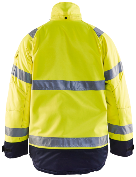 Talvitakki Blåkläder Hi-Vis 482819003389 keltainen-mariininsininen
