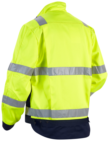 Takki Blåkläder Hi-Vis 402318043389 keltainen-tummansininen