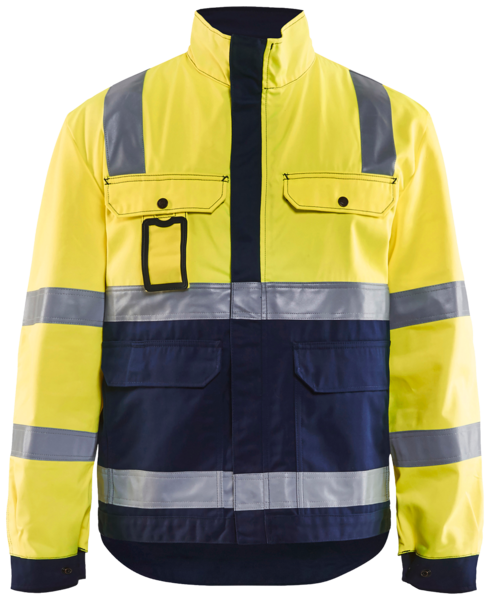Takki Blåkläder Hi-Vis 402318043389 keltainen-tummansininen