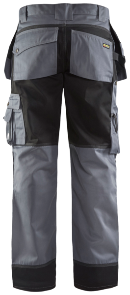 Lattia-asentajan riipputaskuhousut Blåkläder 150418609499 harmaa/musta