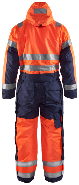 Talvihaalari Blåkläder Hi-Vis 676319775389 oranssi-mariininsininen