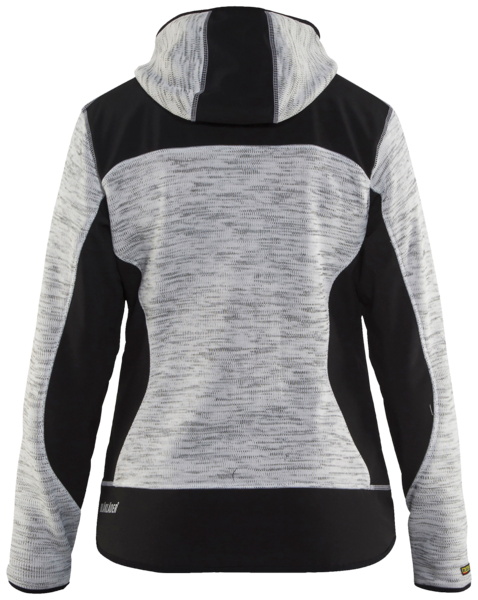 Softshell-takki Blåkläder naisten neulottu 4931-9099 harmaa-musta