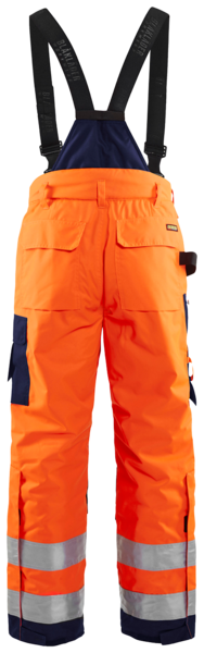 Talvihousut Blåkläder olkaimelliset Hi-Vis 188519775389 oranssi-tummansin.