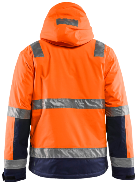 Talvitakki Blåkläder Hi-Vis 487019875389 oranssi-tummansininen
