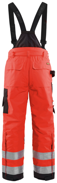 Talvihousut Blåkläder olkaimelliset Hi-Vis 188519775599 punainen-musta