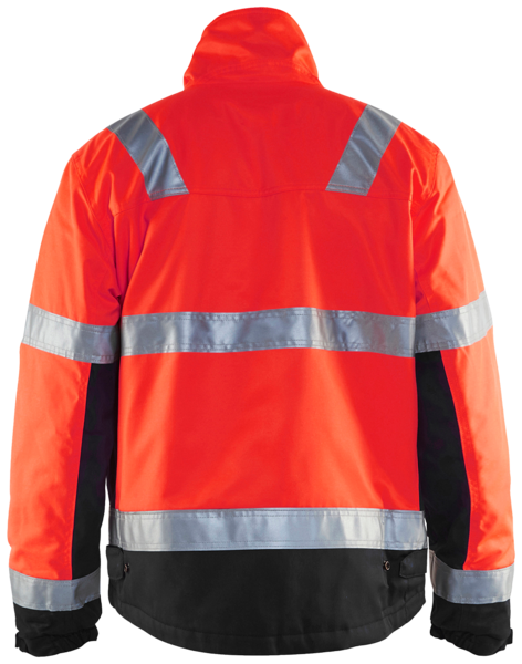 Talvitakki Blåkläder Hi-Vis 486218115599 punainen-musta