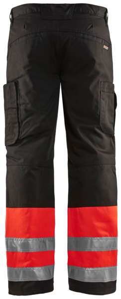 Talvihousut Blåkläder Hi-Vis 186218115599 punainen-musta