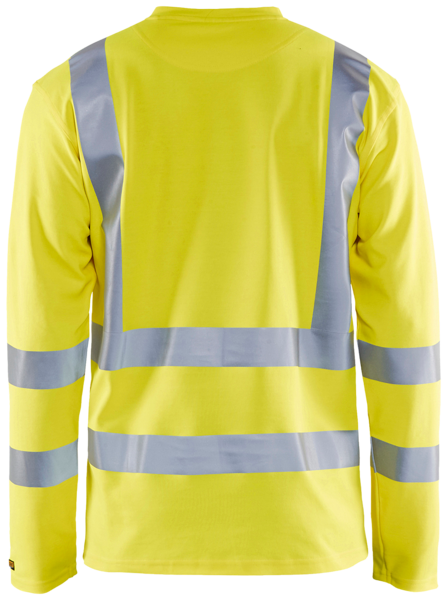 T-paita Blåkläder Hi-Vis pitkähihainen 338110703300 keltainen