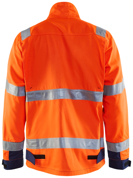 Takki Blåkläder Hi-Vis 406418115389 oranssi-tummansininen